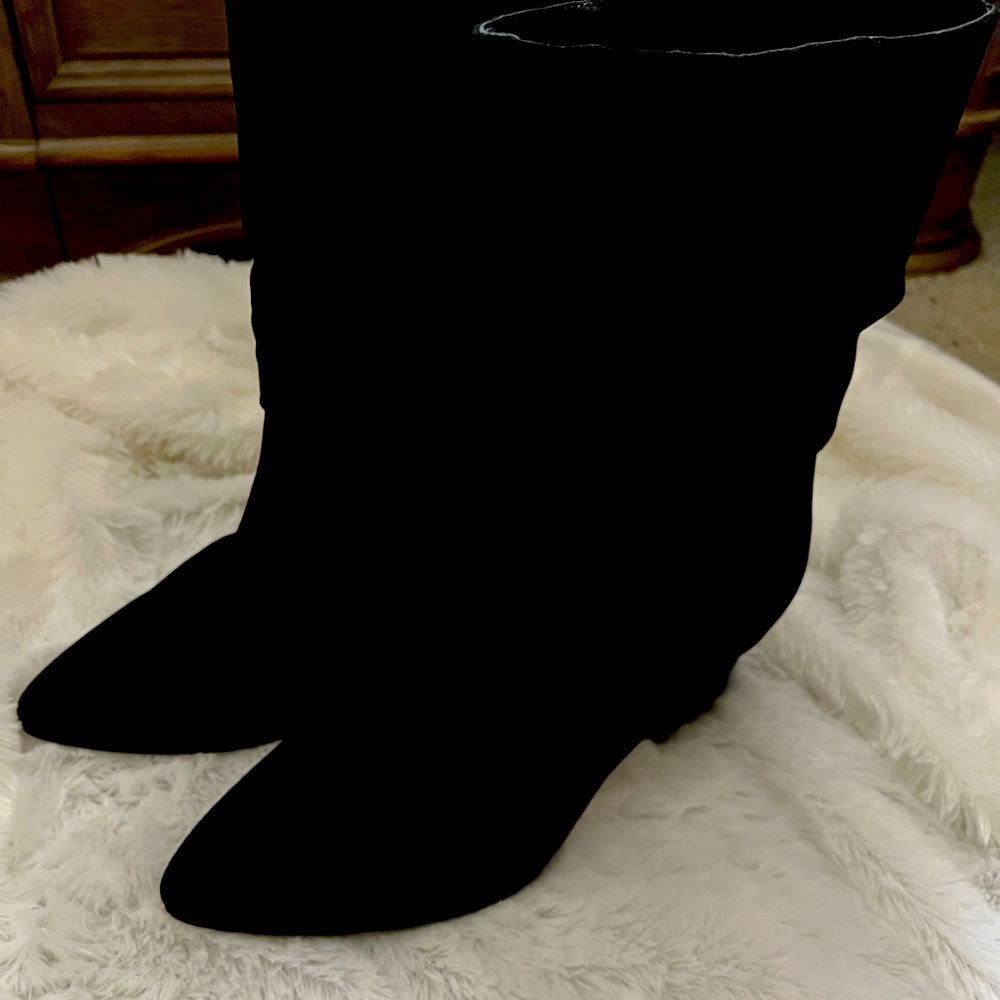 Skylar Botkier Black Suede Boots
